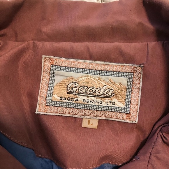 Vintage Purple & Pink Zip Up Bomber Jacket Large - Picture 5 of 7